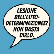 lesione autodeterminazione