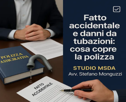 Polizza assicurativa danni da tubazioni fatto accidentale.