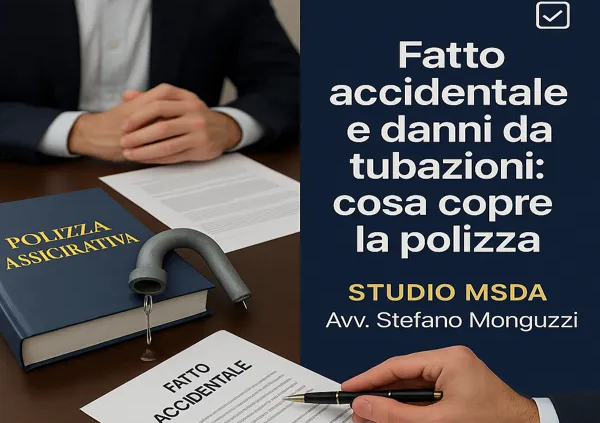 Polizza assicurativa danni da tubazioni fatto accidentale.