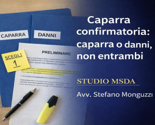 Caparra confirmatoria: scelta tra caparra o danni secondo Cassazione