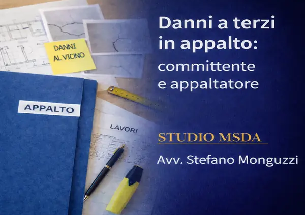 Responsabilità per danni a terzi in appalto: quando rispondono committente e impresa nei lavori edilizi.